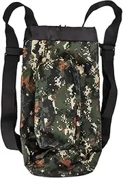Longzhuo Medical Oxygen Bag, 2L Portable Oxygen Cylinder Carry Bag, Medical Portable Oxygen Cylinder Tank Bag Backpack with Adjustable Straps Oxygen Tank Backpack for Travel, Army Green, One Size