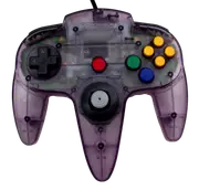 Genuine Atomic Purple Nintendo 64 Controller Refurbed Toggle (Preowned)