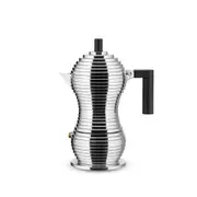 Alessi Pulcina Espresso Coffee Maker Black 3 Cup - Robins Kitchen