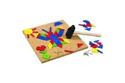 HABA Geo Shape Tack Zap Large Imaginative Design 100 Piece Set Made in Germany