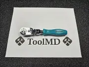 Snap-on Tools USA NEW TEAL 3/8" Drive Stubby Length Flex Head Ratchet FHKFD80A