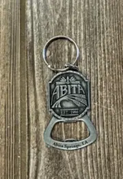 Brand New Abita Brewing Co. Pewter "Culture on Tap" Keychain with Bottle Opener