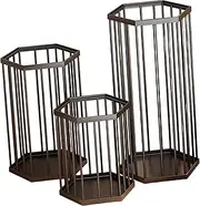 rockible 3Pcs Yoga Mat Storage Rack Weight Rack Stand Iron Corner Shelf Home Gym Fitness Storage Rack Dumbbell Rack for Volleyball