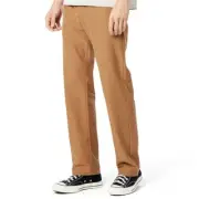 34x28.5 Dockers Comfort Knit Brown Straight-Fit Smart 360-Knit Pants FLAW