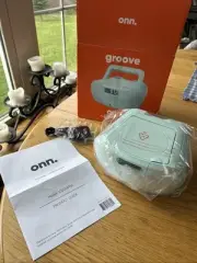 Groove Onn CD/FM Portable Mint Green Boombox NEW IN BOX