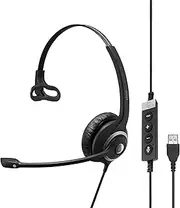 Sennheiser Sc 230 USB Ms Ii Single Ear Headset, 1 Black 12.5 x 15 x 5 cms