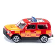 Siku Land Rover Defender Fire Brigade Diecast Model Car Toy