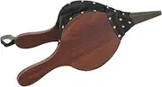 FLEXMAN Fireplace Bellows, 43X19cm Brown Wood Fireplace Bellows, Fire Bellows, Fireplace Accessories for Barbecue, Cookout, Fireplace, Stove