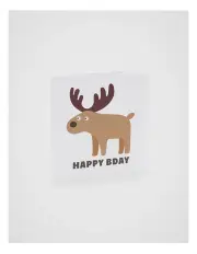 [Seed Heritage] Happy Birthday Moose Card in Multi
