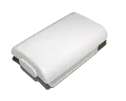 White Microsoft Xbox 360 Remote Controller Battery Cover Clip Case AA Battery