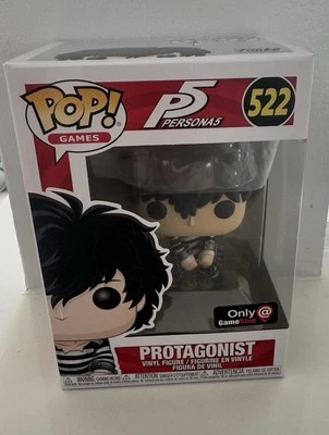 Funko Pop Persona 5 Protagonist - GameStop Exclusive #522 - NEW
