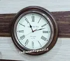 Antique Collectible Round Shape Wall Clock Nautical World Time Clock Home Decor