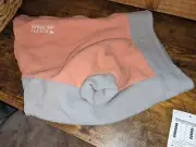 HIGHLINE FLEECE DOG / PUPPY JACKET SWEATER GREY PEACH NEW SIZE 14BC