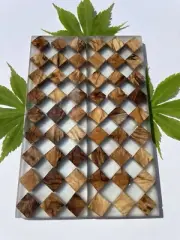 Stabilized Spalted Maple Wood And Resin Knife Scales, Handles, Pistol Grips