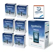 AgaMatrix WaveSense Presto Meter [+] Presto 300 Test Strips, Lancets For Gl