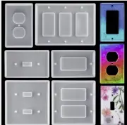 Premium Resin Silicone Molds for Custom Switch Covers and Socket Bottoms 6 NEW