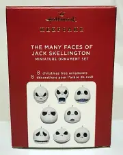 BOX DINGS Hallmark Ornament 2020 The Many Faces of Jack Skellington miniature 8