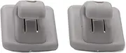 fhtpr 1Pair Light Right Car Sun Visor Sunvisor,Fit For Peugeot, 107 Citroen, C1 Toyota, Aygo 2005-2014 Hook Clip Hanger Holder Bracket Car Visor Retaining Clip