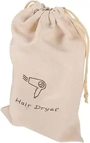 IWOWHERO Hair Dryer Bags Hair Dryer Hair Blow Dryer Blow Dryer Retractable Cord Travel Portable Bag Linen Linen Drawstring Hair Dryer Bags