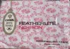 Vintage New Cannon Royal Family Featherlite Full Fitted Sheet Pink Floral Roses