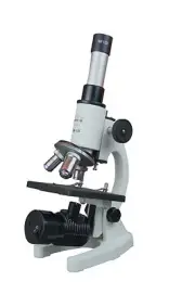 600x Student Lab LED Cordless Microscope w Slide Kit