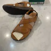 SAS Huggy Caramel 7 Narrow Women's Sandal New In Box Save Big
