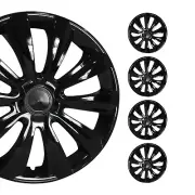 16 Inch Wheel Covers Hubcaps for VW Black (for: Volkswagen)