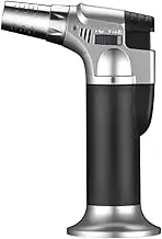 BBQ Flame Burner - Dureble Kitchen Torch Lighter, Fits All Blow Torches with Safety Lock and Adjustable Flame for Desserts, Creme Brulee and Cooking.