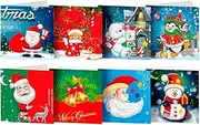 Christmas Rhinestone Painting Kits,Rhinestone Craft Card Kits - Christmas Greeting Art Card Set for Kids, Men, Women, Girls, Boys