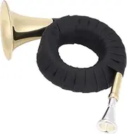 Mini Brass Bb Hunting Horn Micro French Horn Brass Instrument Set for Music Lovers