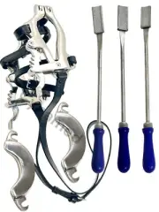 Equine Horse Mouth Gag, Dental Float Rasp Straight UP Down Veterinary Instrument