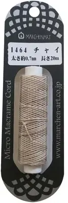 fairy tale art Micro Macrame Cord Col.1464 Chai 20m 714