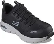 [Skechers] Women's Work, Arch Fit - Ebinal SR Composite Toe Sneaker