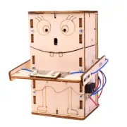 DIY Electric Money Box Model for Science Production Experiment Wooden Puzzle