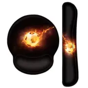High Quality Mouse Pad Wrist Support & Keyboard Wrist Pad Combo Set - 3187