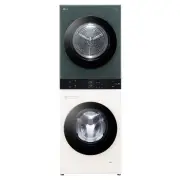 LG 12/9kg WashTower All-In-One Stacked Washer Dryer in Forest Green / Beige. WWT-1209FGB