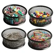 Paper Clip Holder, Paperclip Holders for Desk, Mesh Paper Clip Holder for Desk