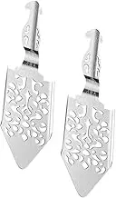 2pcs Stainless Steel Absinthe Spoon Mesh Strainer Drinking Filter Spoon Hollow-Out Absinthe Spoon for Bar and Home