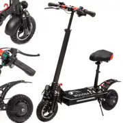 ⚡Adult Electric Scooter Portable 1500W 55KM/H Off Road Foldable E-Bike with Seat