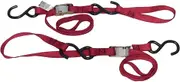 Ancra 49380-10-03 Red Integra Soft Hook Cam Buckle Tie Down, 6 Pack