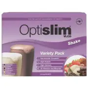 Optislim VLCD Meal Replacement Shake Variety Pack 21x43g Sachets FREE POSTAGE