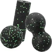 QSTDGVPW Yoga Column Roller with Myofascial Balls for Back Care, without Bag
