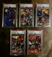 1992 Upper Deck Fanimation Set - All PSA 9 - Jordan / Bird / Mutombo / Malone