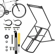 Bike Rack: Front Luggage Rack Multi-function Non-Slip Luggage Rack Travel Luggage Rack Rust Resistant Cycling Equipment Rack for Canvas Bags, Bike Baskets