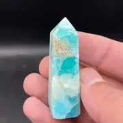 33 Gram Blue Aragonite Mini Tower Natural Healing Crystal From Afghanistan