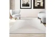 Maho Geometric Cream Rug (160 x 230cm)