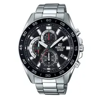 在飛比找ETMall東森購物網優惠-【CASIO 卡西歐】EDIFICE 三眼計時賽車男錶 不鏽