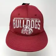 NWT Mississippi State Bulldogs Under Armour Snapback Hat Maroon College Cap Mens