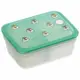 小禮堂 迪士尼 奇奇蒂蒂 日製 方形微波保鮮盒 抗菌保鮮盒 便當盒 450ml Ag+ (綠 大臉)