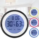 Mini Digital LCD Indoor Temperature Humidity Meter Thermometer Hygrometer Clocks